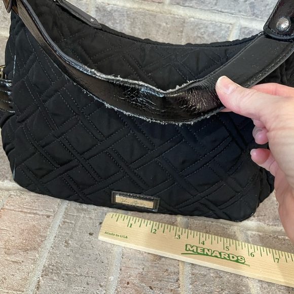 Vera Bradley Black Quilted Shoulder Bag - Picture 7 of 15